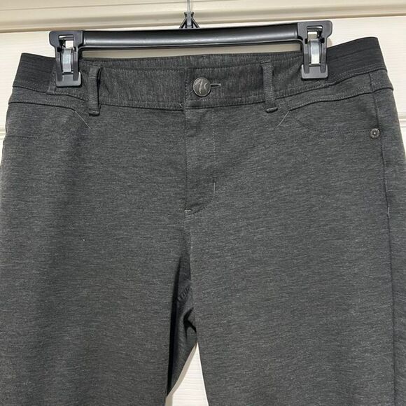 Simply Vera Vera Wang Charcoal Grey Elastic Waist Jegging Legging Pants Medium - Picture 7 of 9